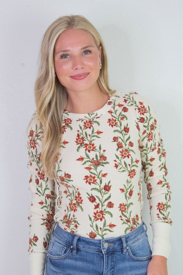 Pretty Little Thermal, Sand Combo Folk Vine | Free People