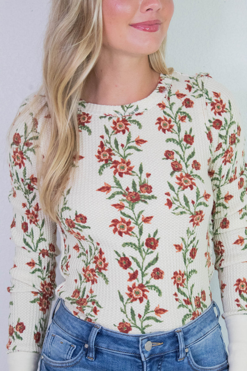 Pretty Little Thermal, Sand Combo Folk Vine | Free People