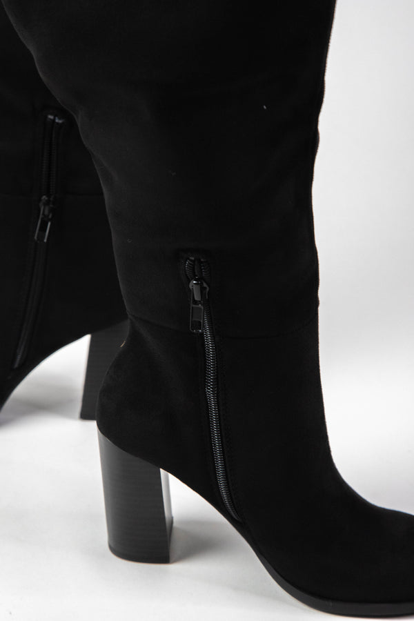 Fallal Tall Dress Boot, Black