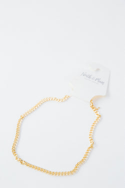 Darci Cuban Chain Necklace, Gold