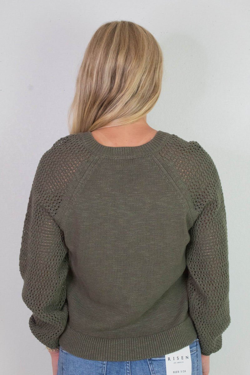 Perfect Time V-Neck Sweater, Kalamata | Sanctuary