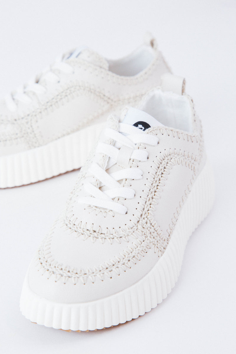 Nelson Patchwork Platform Sneaker, Natural | Coconuts by Matisse