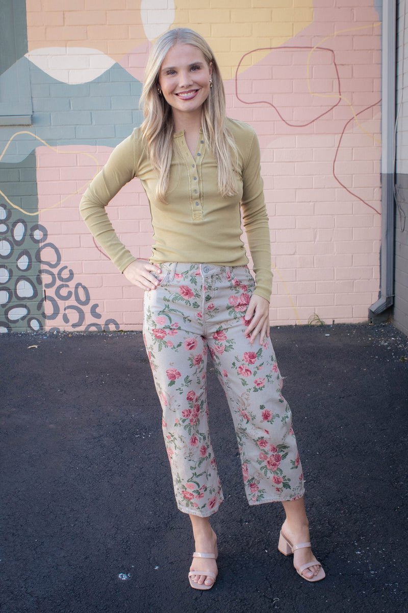 Jamie Henley Top, Dried Tobacco | Free People