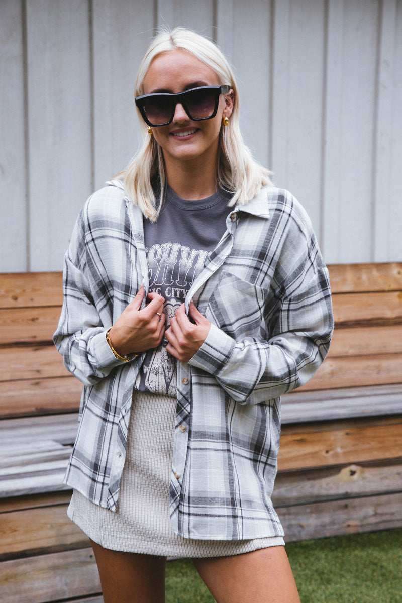 Nashville Music City Graphic Tee, Asphalt