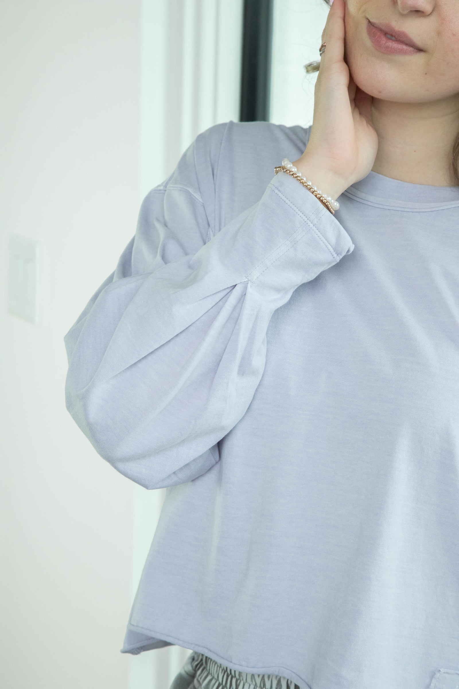 Inspire Layer ISS Tee, Lavender Glaze | Free People – North