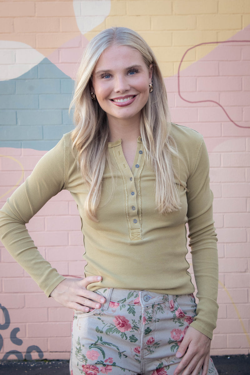 Jamie Henley Top, Dried Tobacco | Free People
