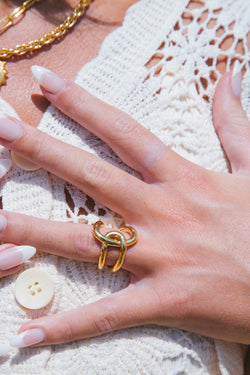 Emily Ring, Gold | Sahira Jewelry