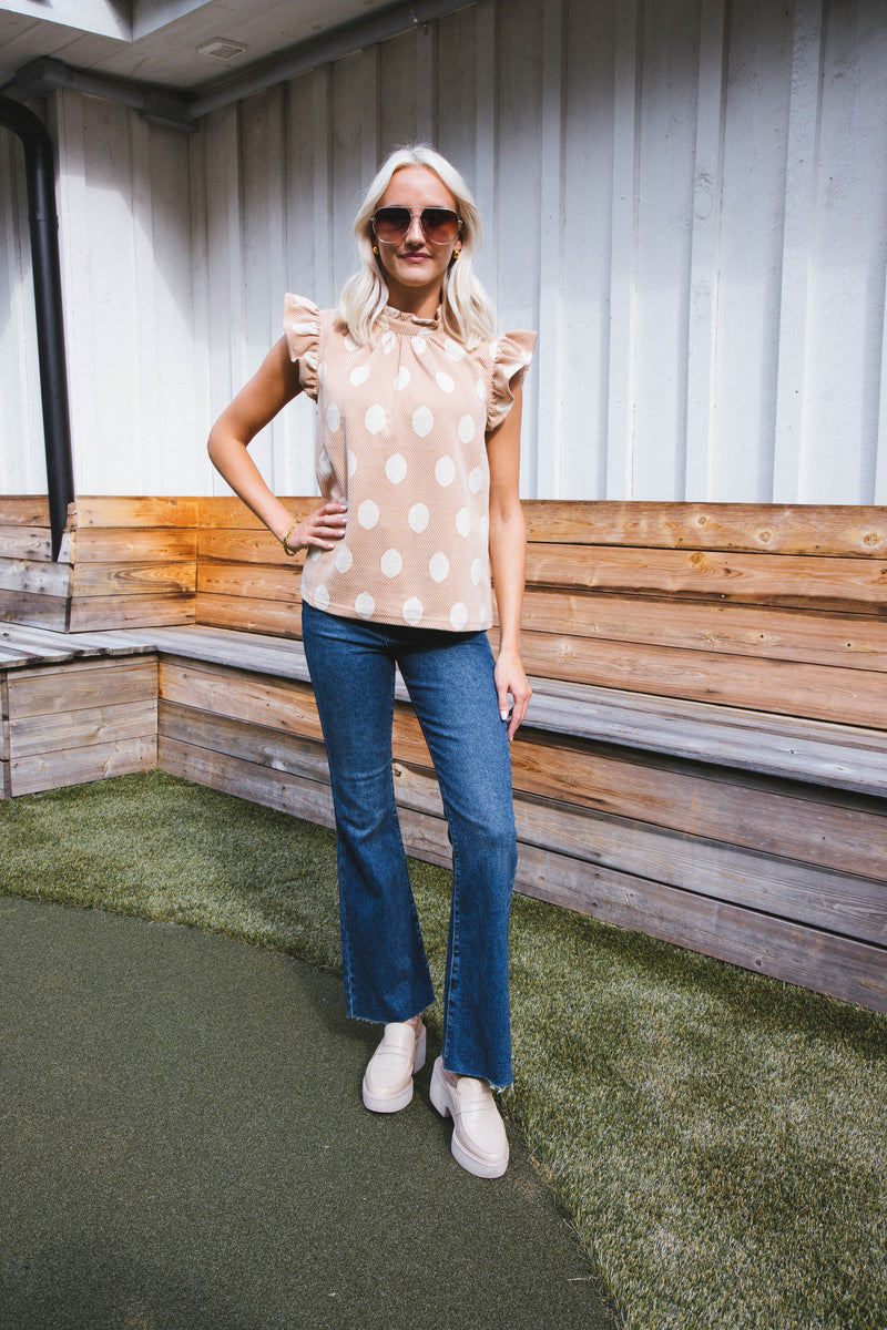 Liana Vintage Skinny Flare, Dark Denim