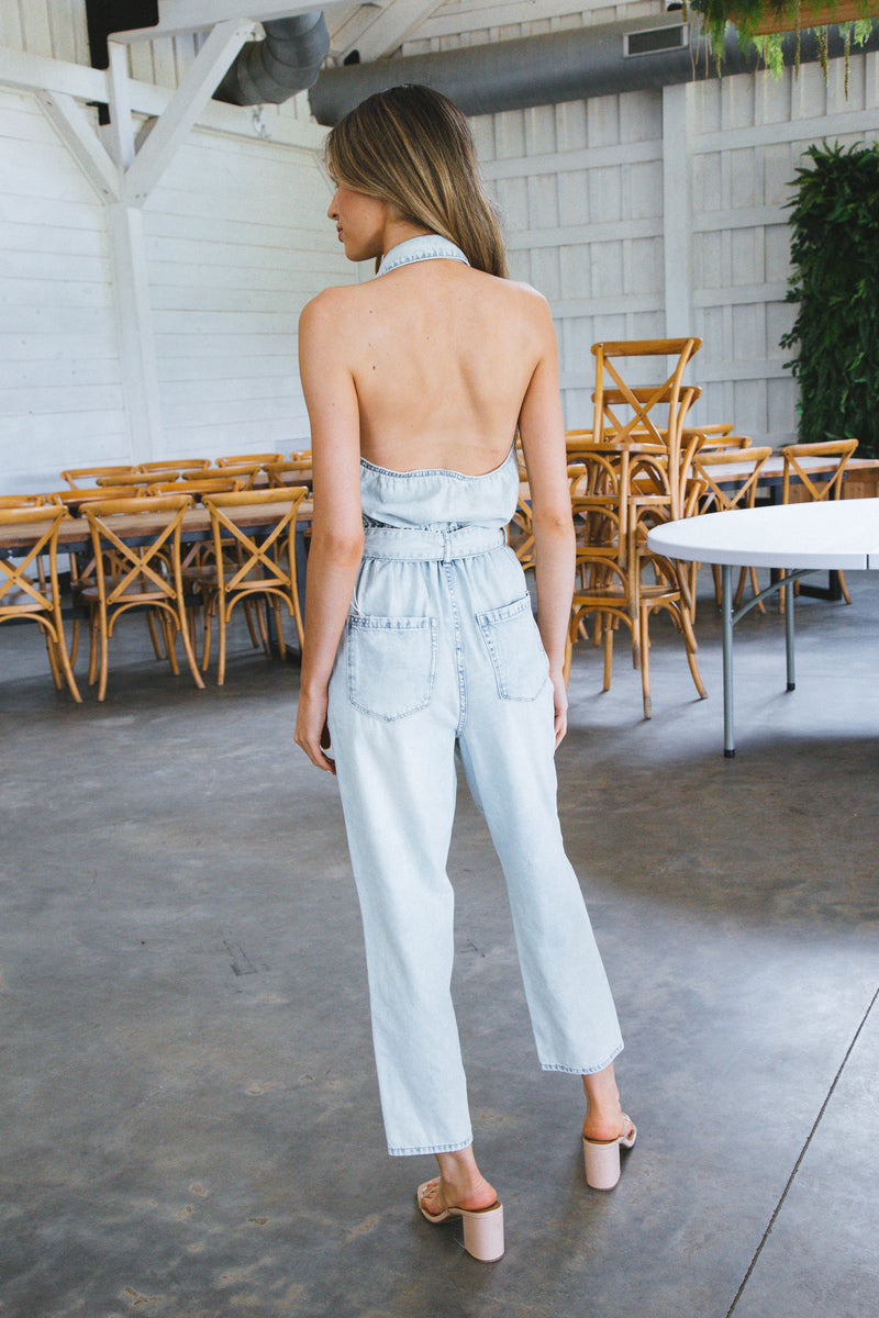 Heavenly Halter Neck Jumpsuit, Call my name  | Blank NYC