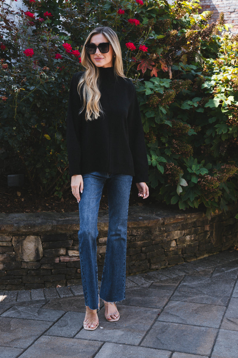 Liana Vintage Skinny Flare, Dark Denim