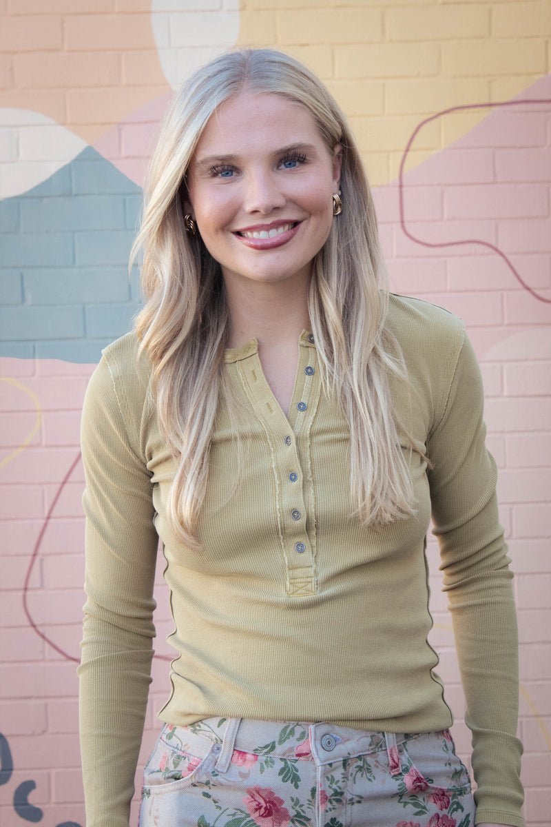 Jamie Henley Top, Dried Tobacco | Free People