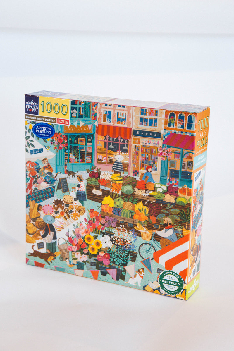 English Green Market 1000 Piece Puzzle