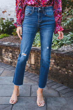 Melissa Mid Rise Stretch Jeans, Constance