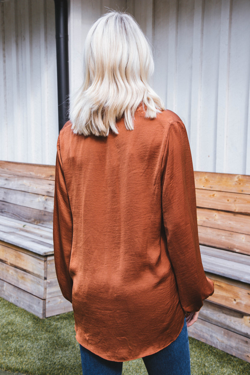 Wrennlyn Woven Blouse, Camel