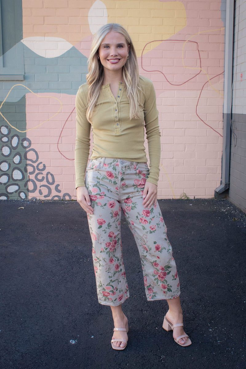 Jamie Henley Top, Dried Tobacco | Free People