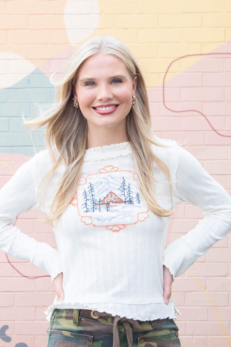 Through the Woods Tee, A Frame Combo | Free People