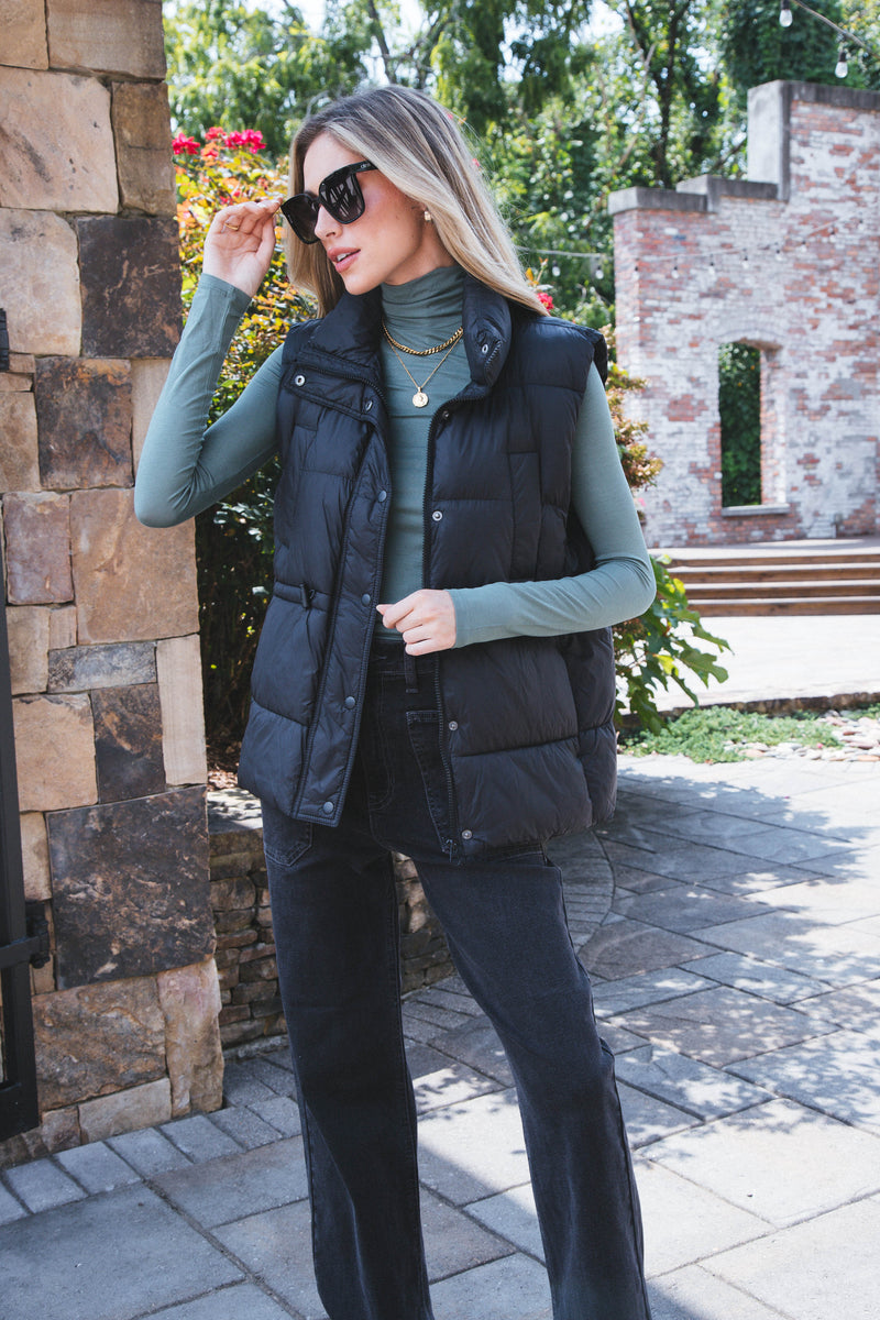 Sonia Turtleneck Layering Top, Gray Green