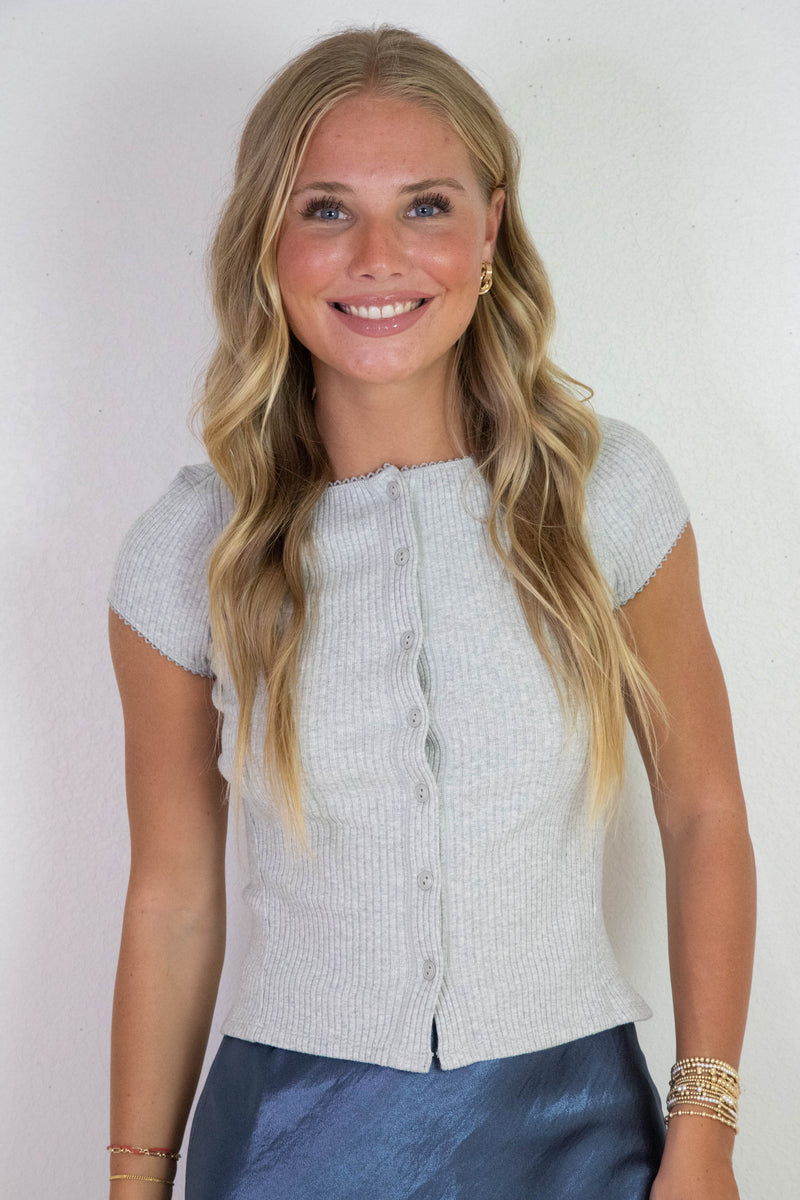 Most Wanted Cardi, Heather Grey | Free People