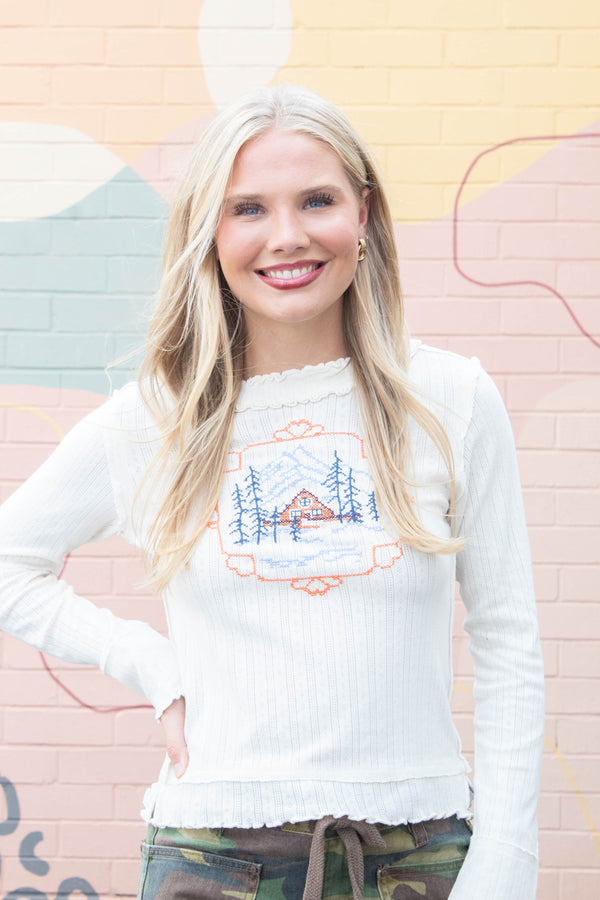 Through the Woods Tee, A Frame Combo | Free People