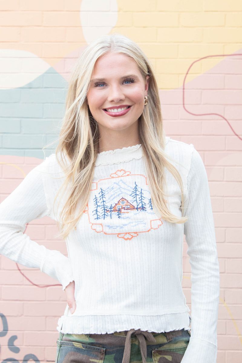Through the Woods Tee, A Frame Combo | Free People