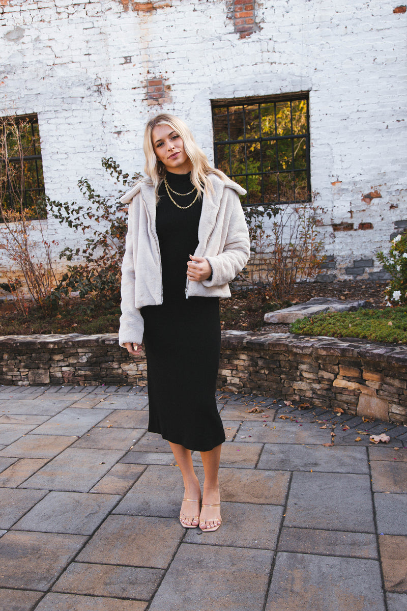 Going Out Fur Coat, Champagne | Sanctuary