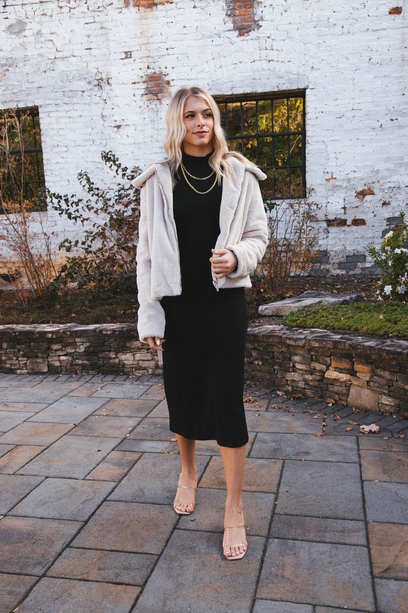 Going Out Fur Coat, Champagne | Sanctuary