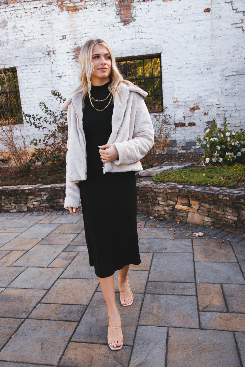 Going Out Fur Coat, Champagne | Sanctuary