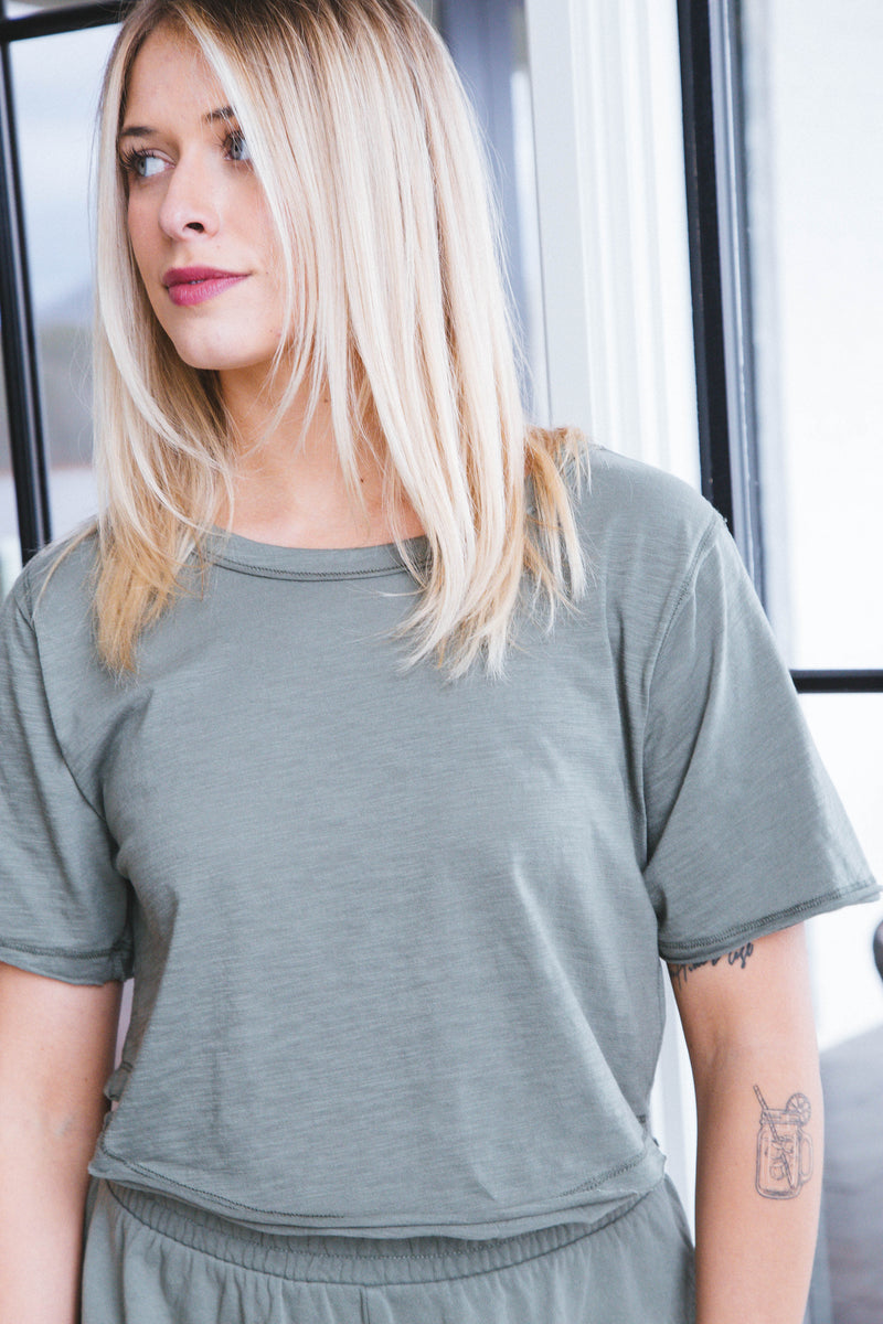 Free Flowing Tee, Olive Crush | Z Supply