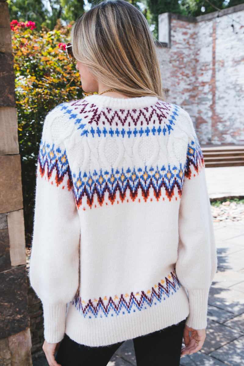 Melinda Fair Isle Sweater, Varsity | RD Style