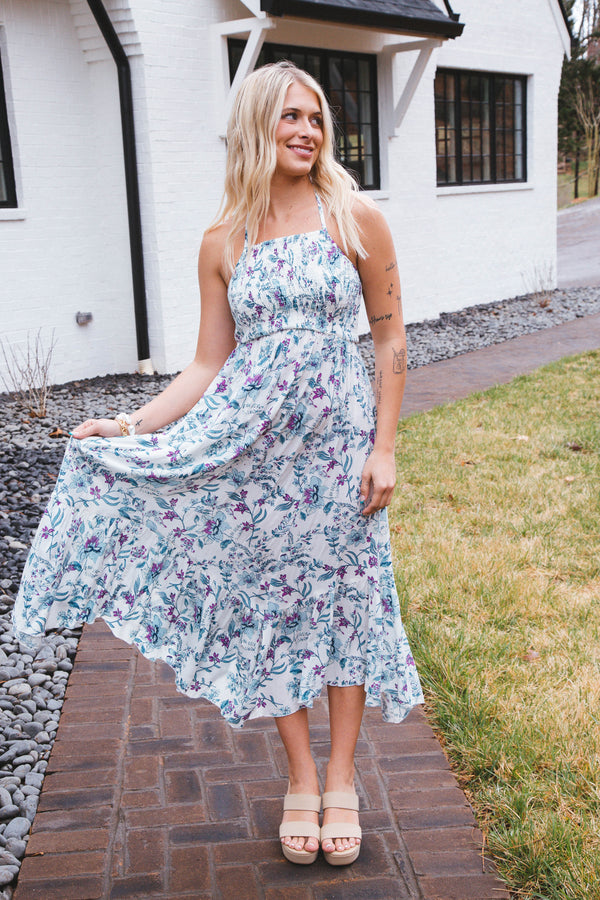 Heat Wave Printed Maxi Dress, Floral Combo | Free People