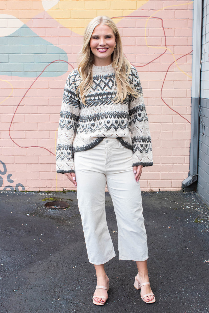 Deep Trance Corduroy Pant, White Swan | Free People