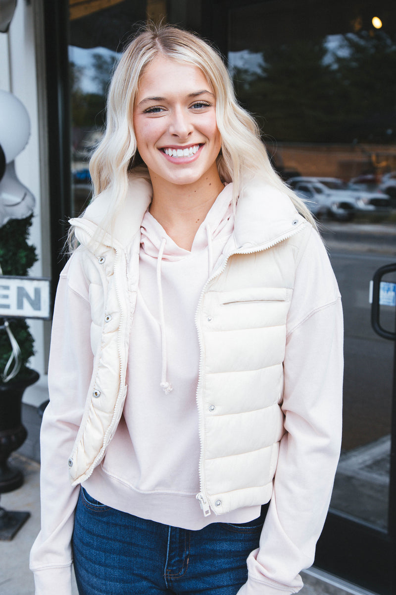 Callaway Hooded Sweatshirt, Dusty Pink