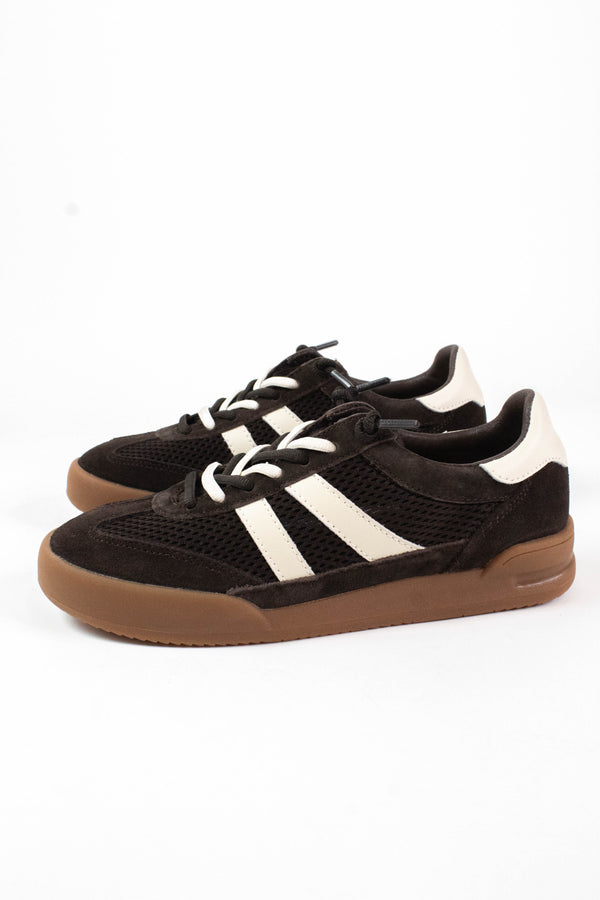 Verdict Low Top Retro Sneaker, Dark Brown | Steve Madden