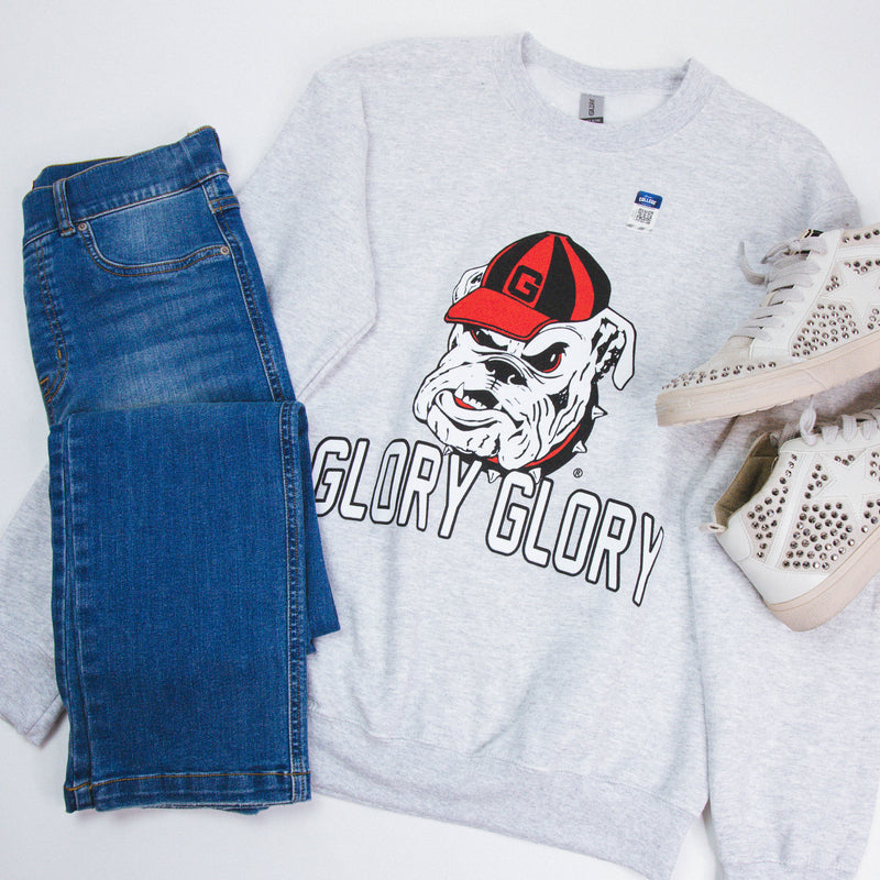 Glory Glory Sweatshirt, Heather Grey | Charlie Southern