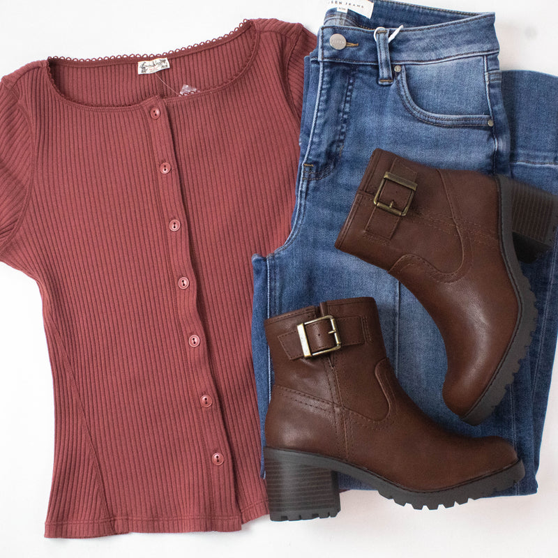 Most Wanted Cardi, Rust | Free People