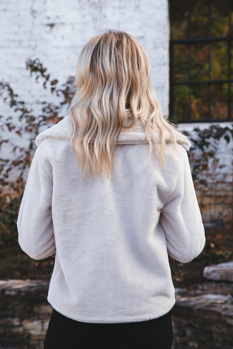 Going Out Fur Coat, Champagne | Sanctuary