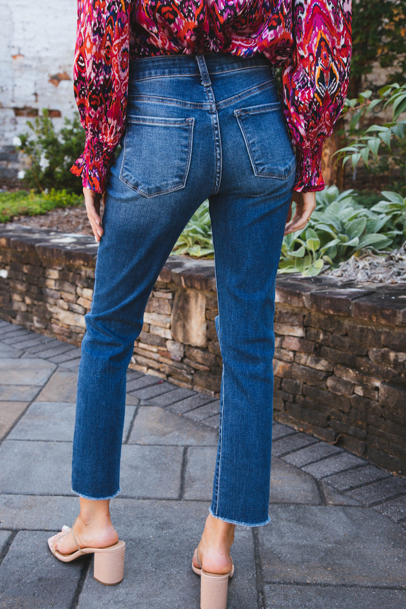 Melissa Mid Rise Stretch Jeans, Constance