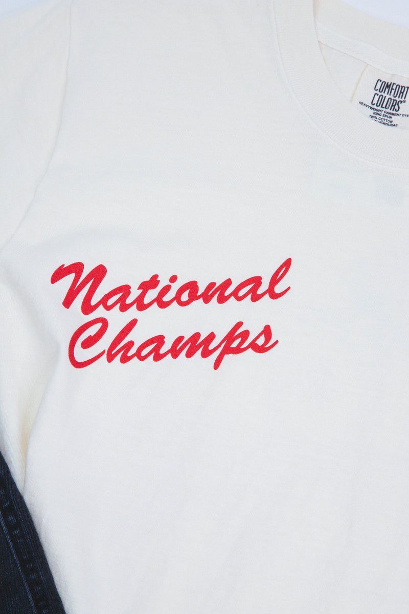 Georgia National Champs Tee, Off White | Charlie Southern