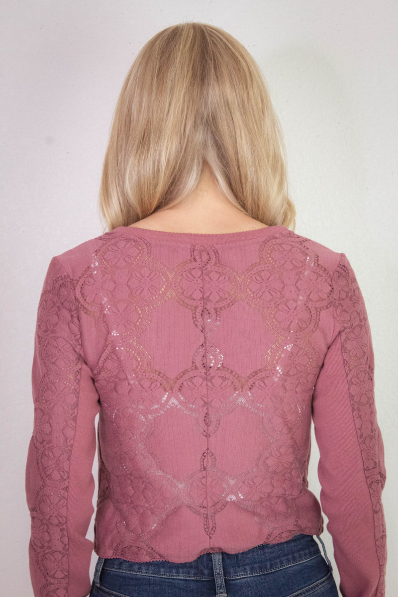 Jae Knit Top, Crushed Berry | Free People