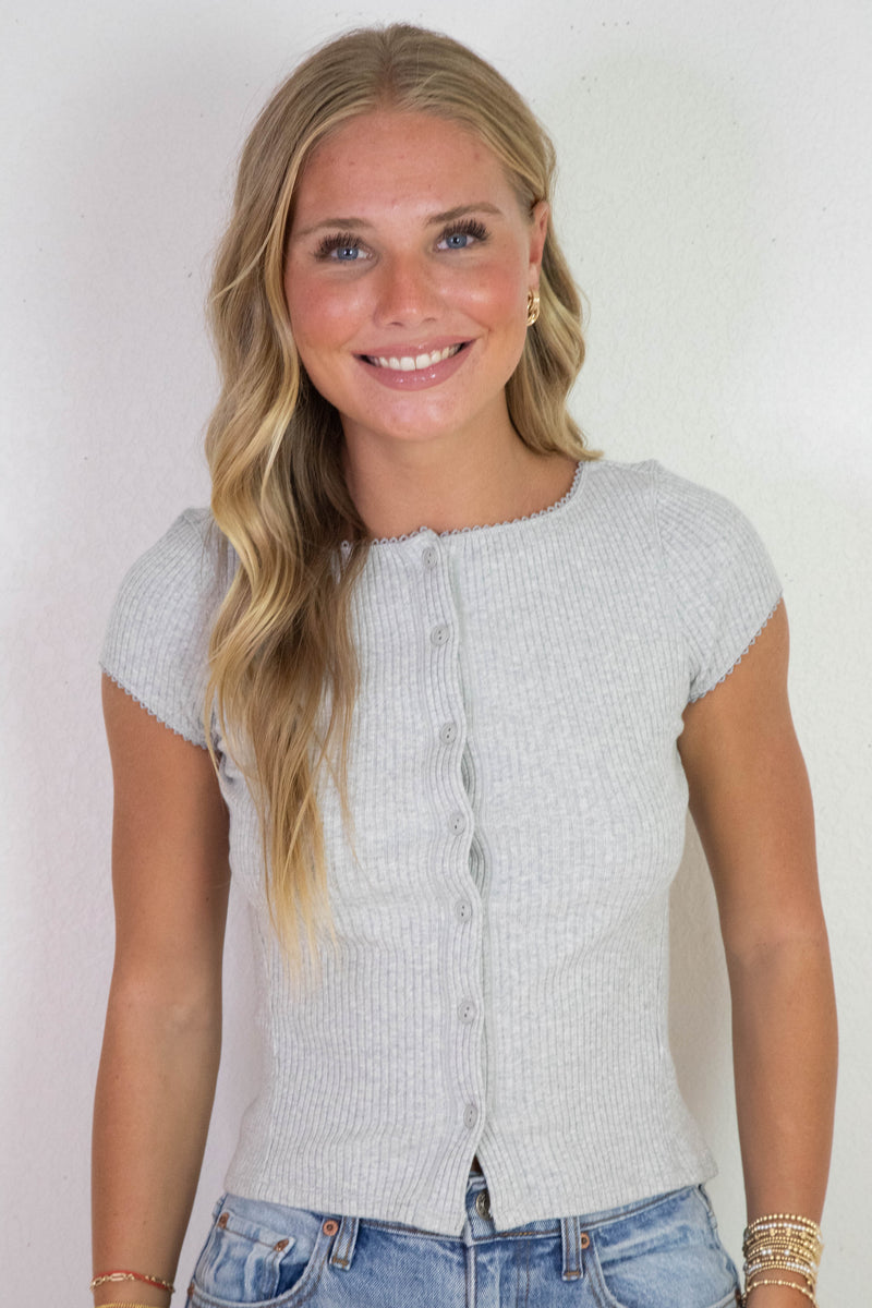Most Wanted Cardi, Heather Grey | Free People