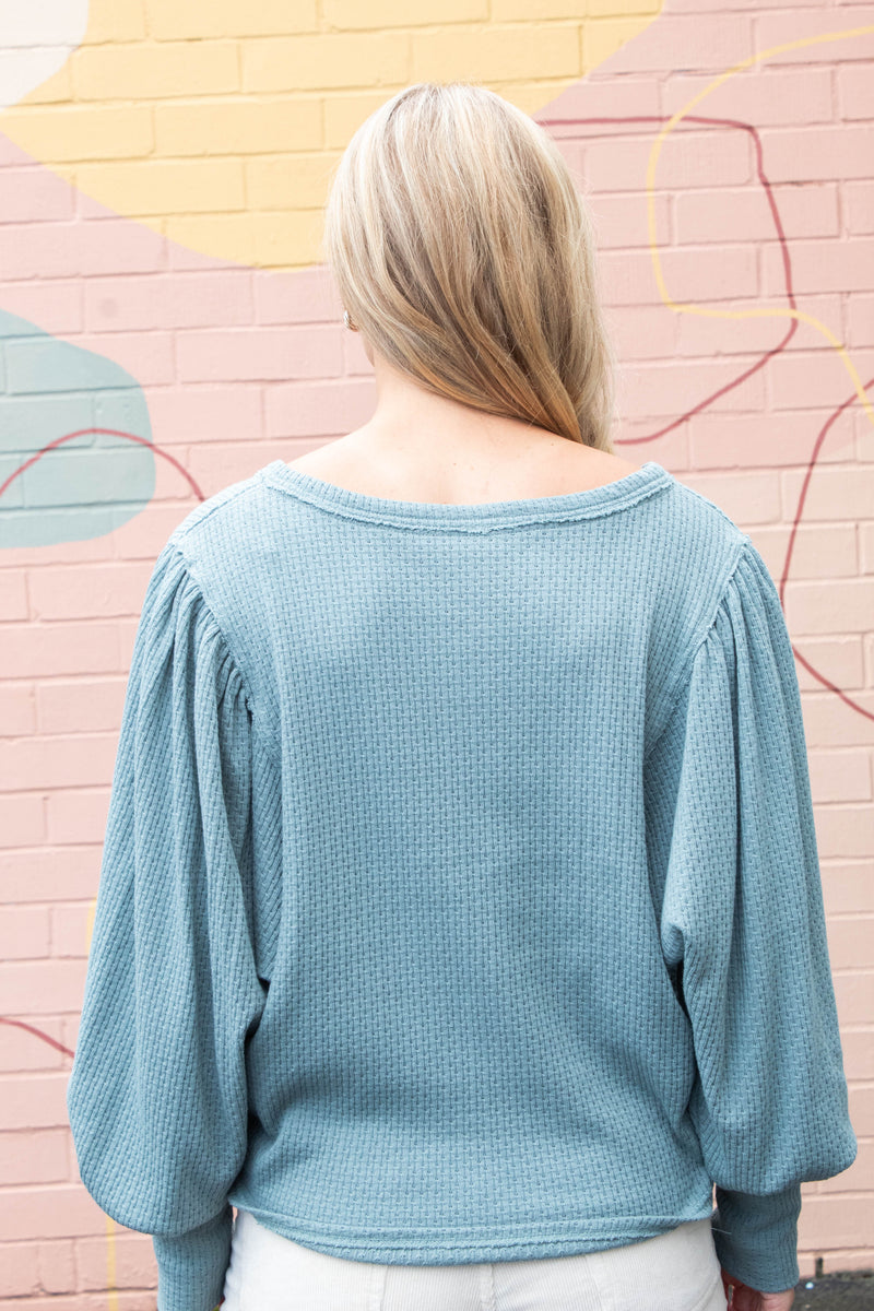 Quinn Knit Top, Jade Ash | Free People