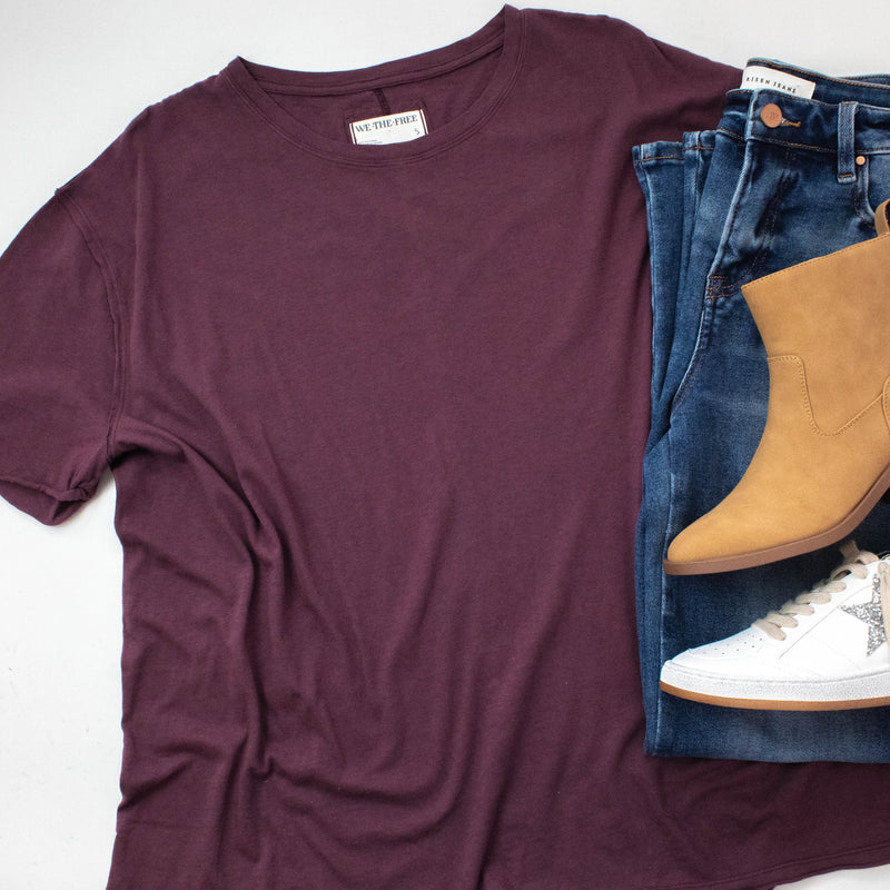 Nina Tee, Maroon | Free People