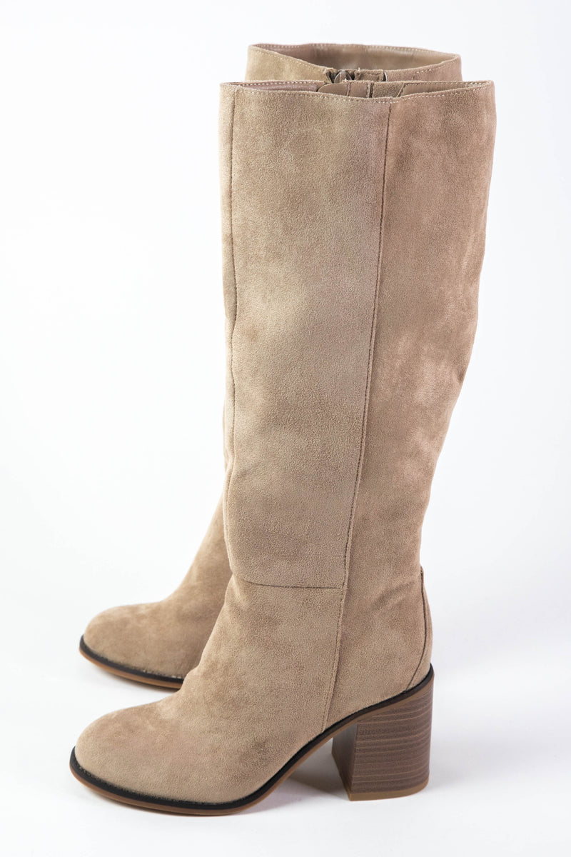 Sabrena Tall Dress Boot, Maple