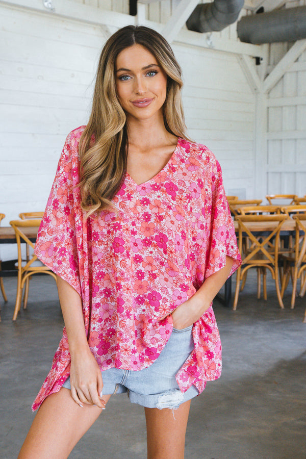 Beautiful Floral North Tunic, Hawaiian Sun | Buddy Love
