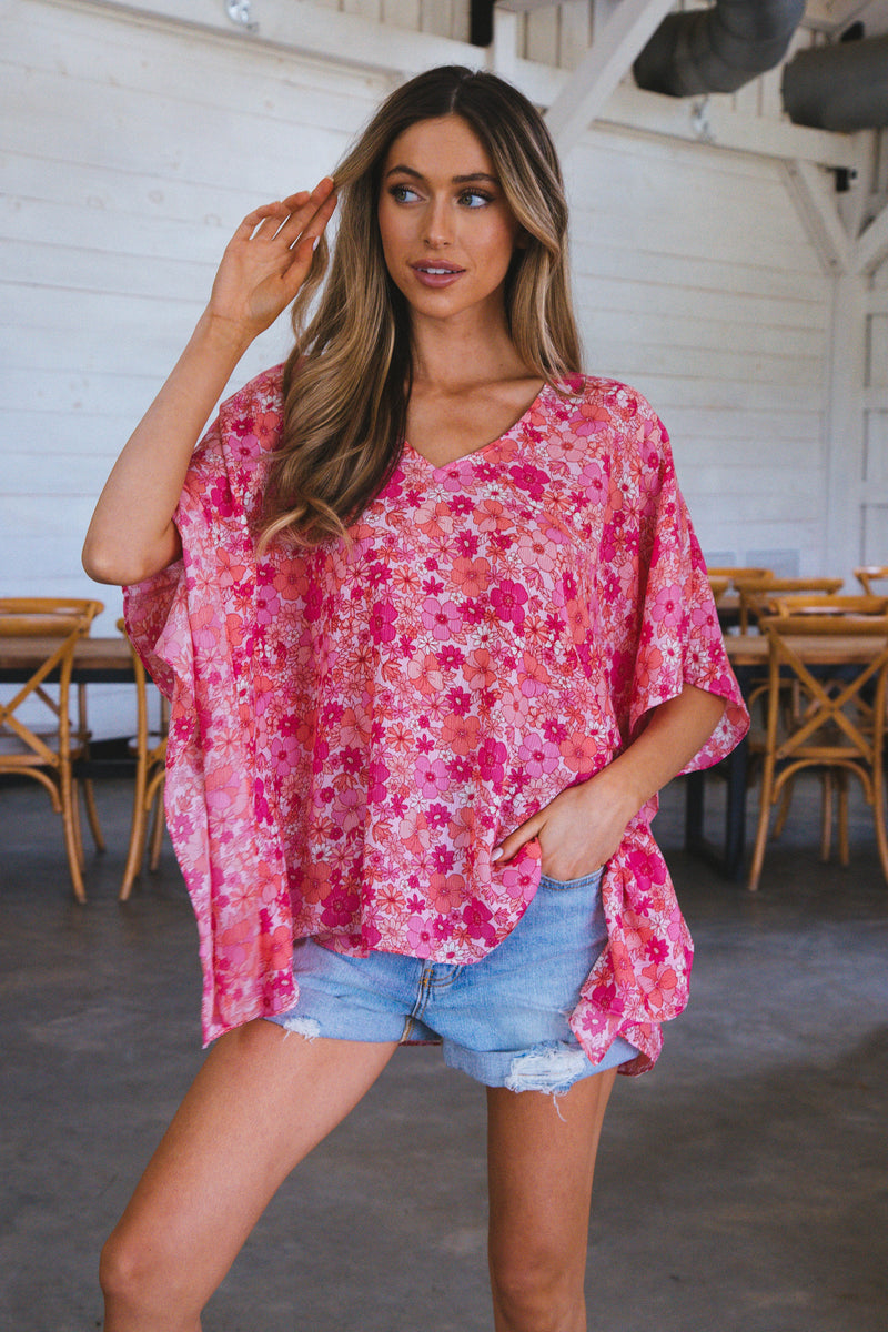 Beautiful Floral North Tunic, Hawaiian Sun | Buddy Love