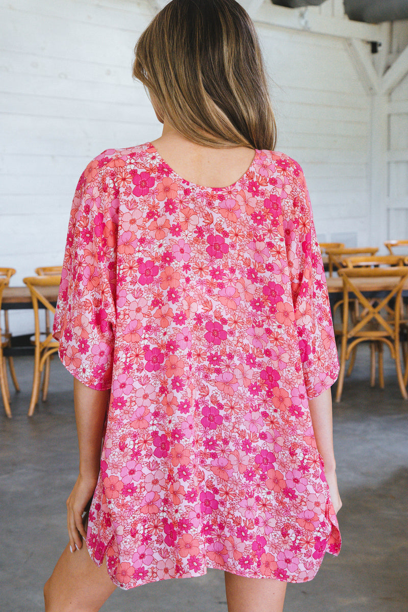 Beautiful Floral North Tunic, Hawaiian Sun | Buddy Love