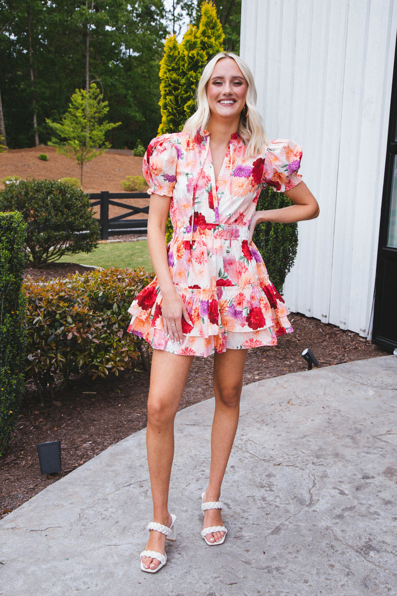 Clementine Floral Mini Dress, Mad Hatters | Buddy Love
