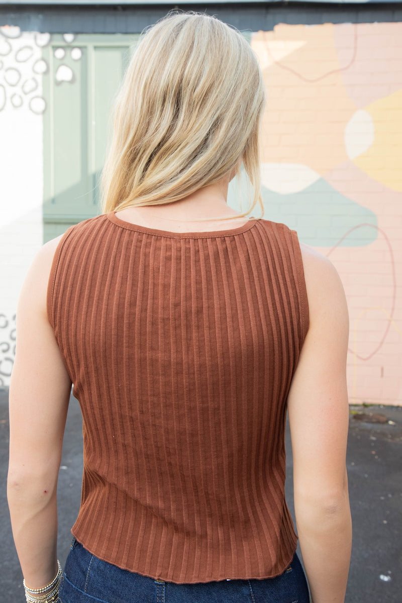 Tilly Vest, Honey Bronze | Free People