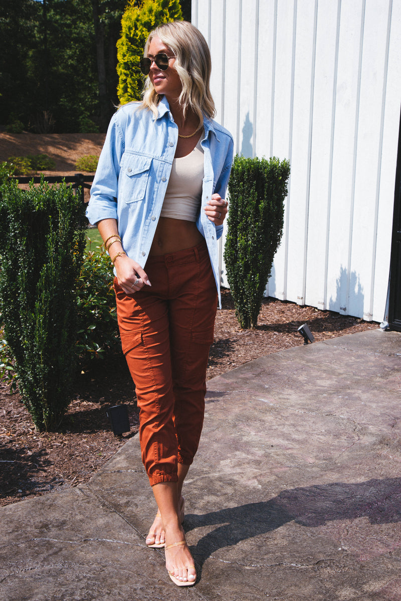 Rebel Cargo Pants, Cool Clay | Sanctuary