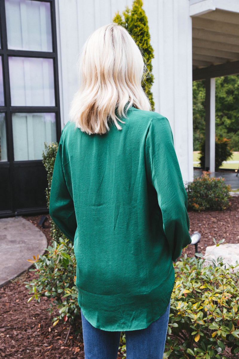 Wrennlyn Woven Blouse, Green